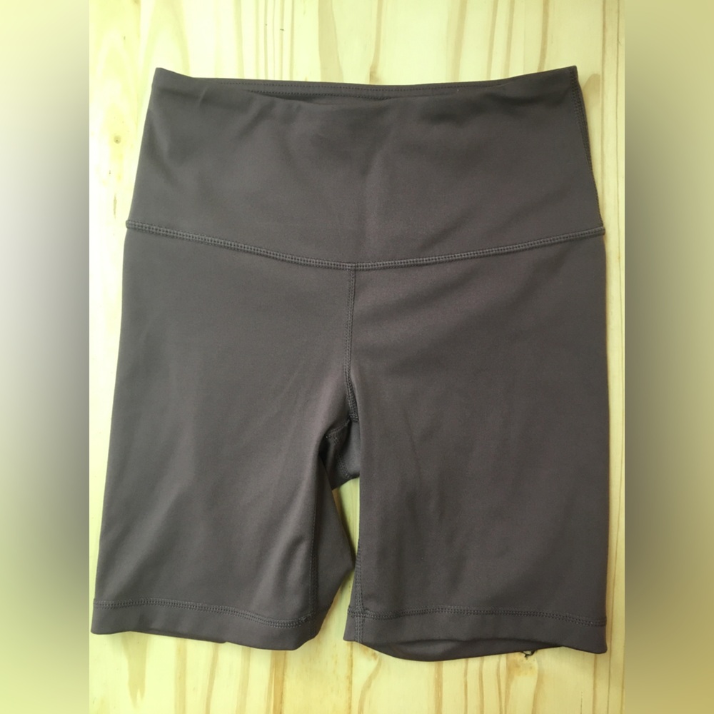 Yogalicious Brown  High-Waisted Bike Shorts Women’s Athletic dance competition